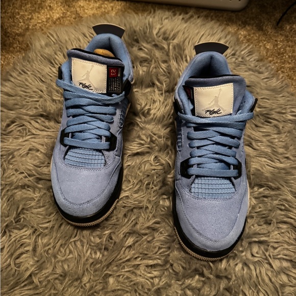 Jordan 4 Retro University Blue Woman’s 8 GS size 6.5 - Picture 5 of 6